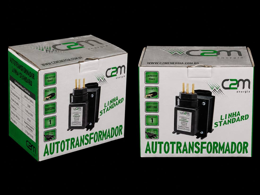 Caixa acoplada personalizada — C2M Energia