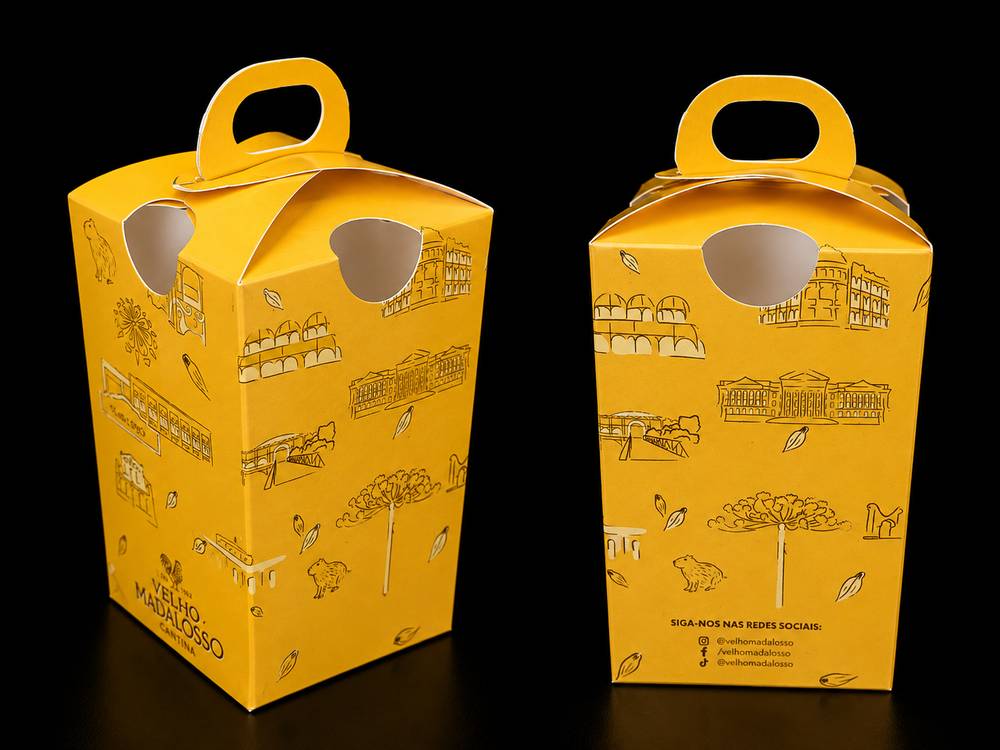 Caixa porção delivery — Madalosso
