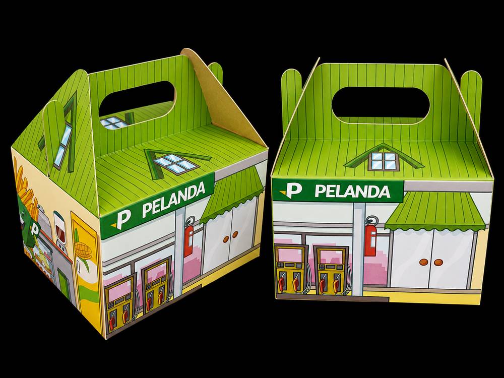 Caixa kids para delivery — Posto Pelanda